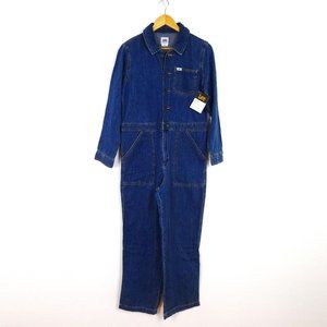 LEE Jumpsuit Size M Workwear Premium Union-Alls Coverall Women's Denim